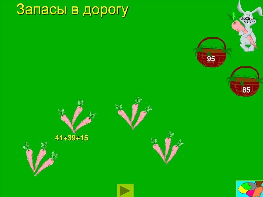 Запасы в дорогу