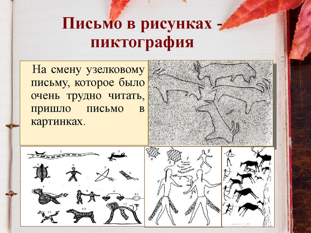 Письмо в рисунках - пиктография