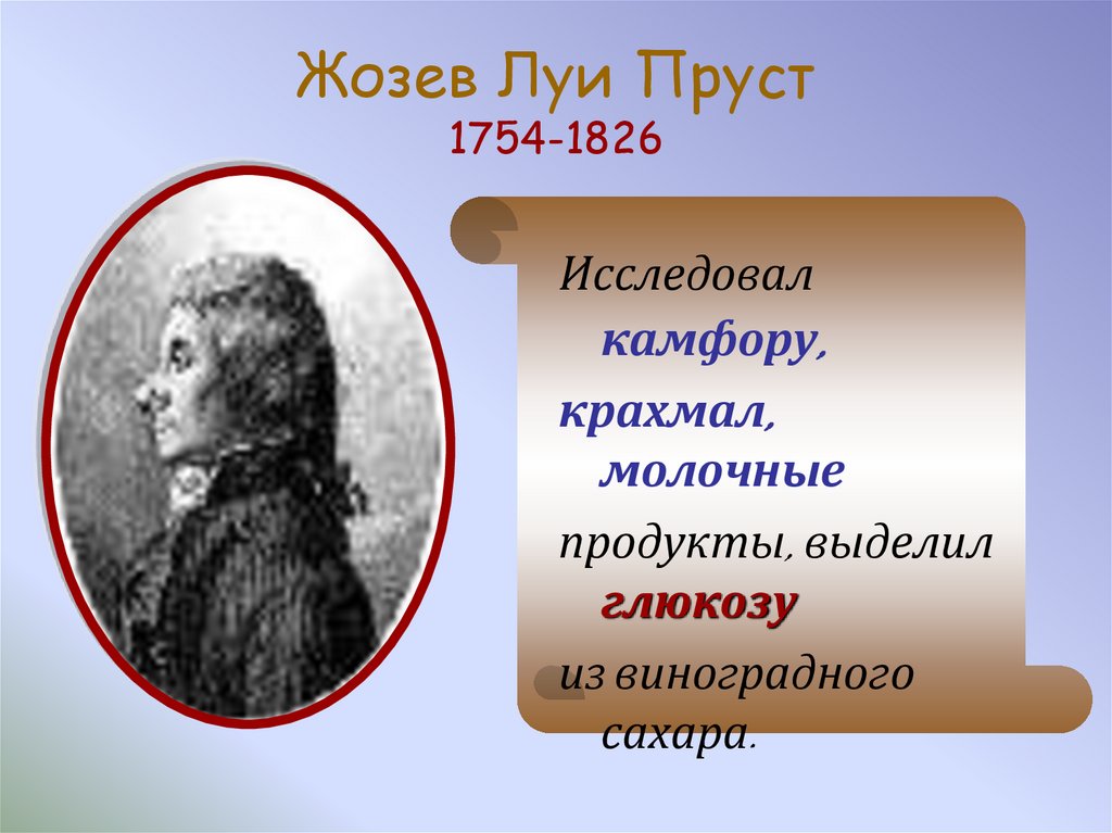 Жозев Луи Пруст 1754-1826