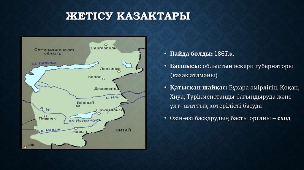 Жетісу казактары