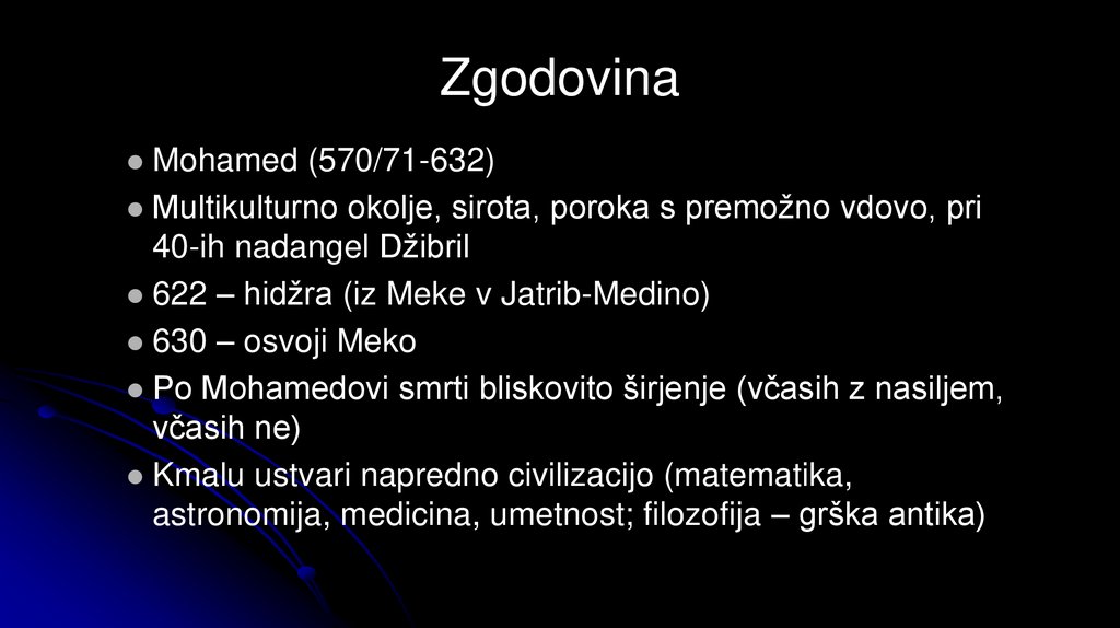 Zgodovina