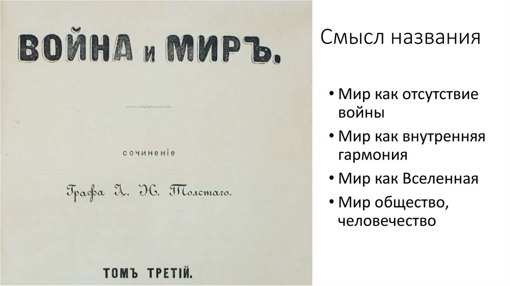 Смысл названия