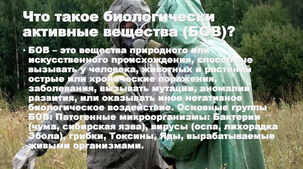Что такое биологически активные вещества (БОВ)?
