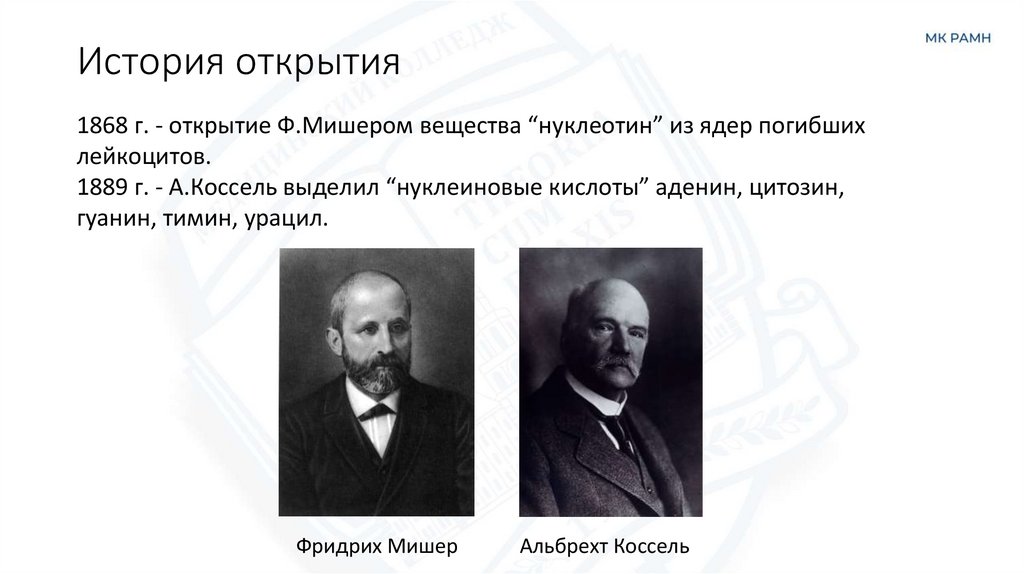 История открытия