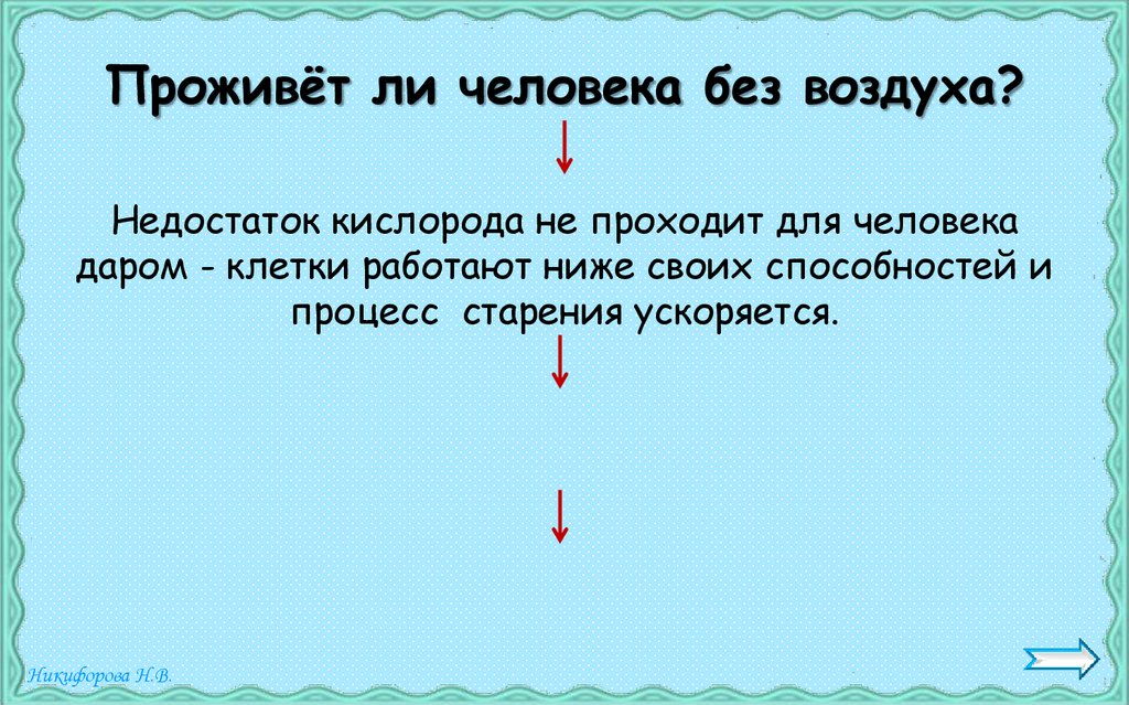 Проживёт ли человека без воздуха?