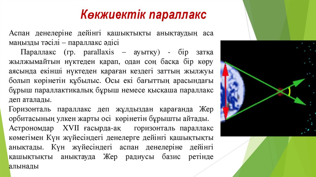 Көкжиектік параллакс