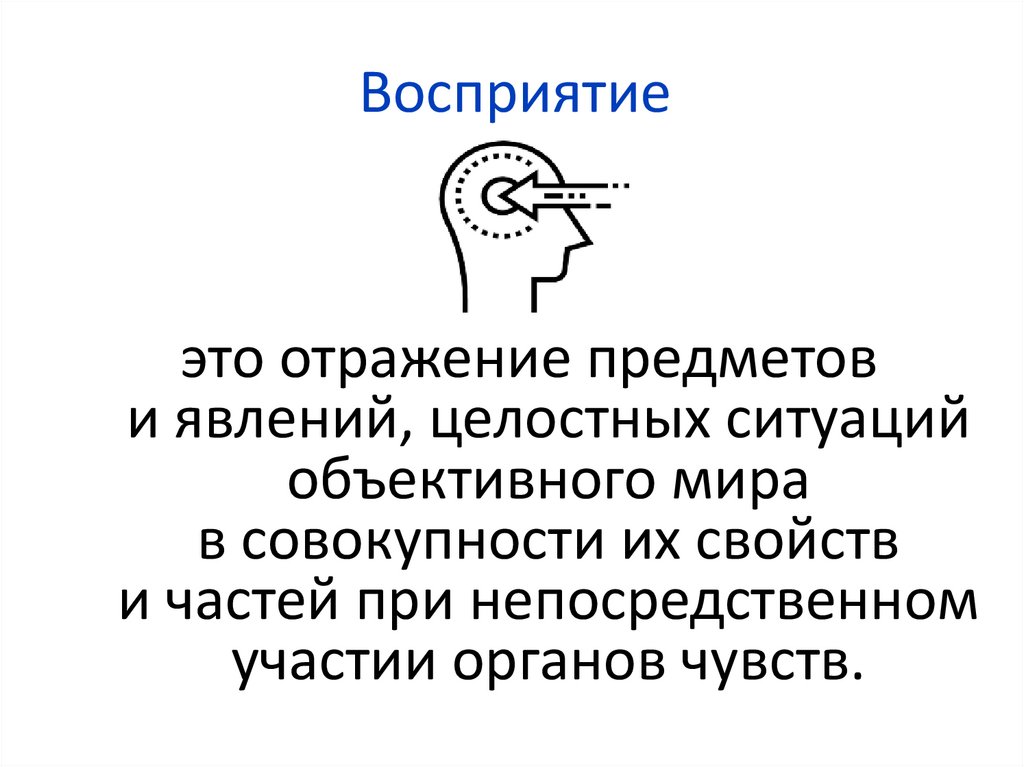 Восприятие