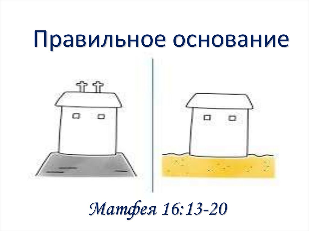 Правильное основание
