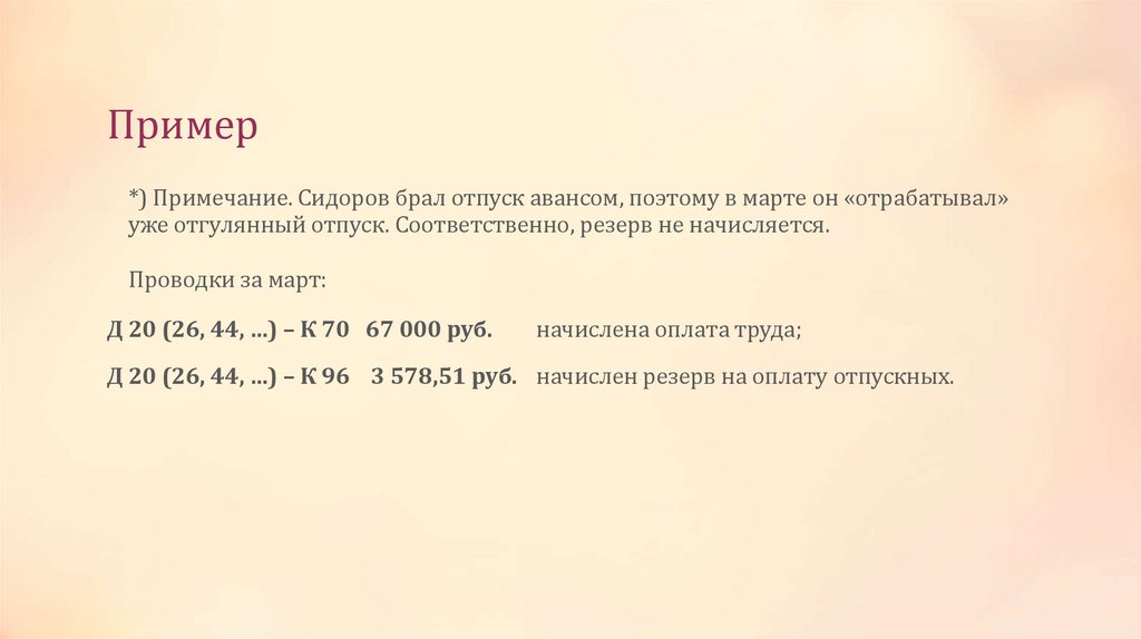 Пример