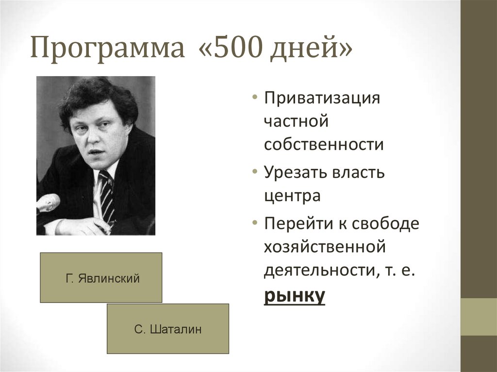 Программа «500 дней»