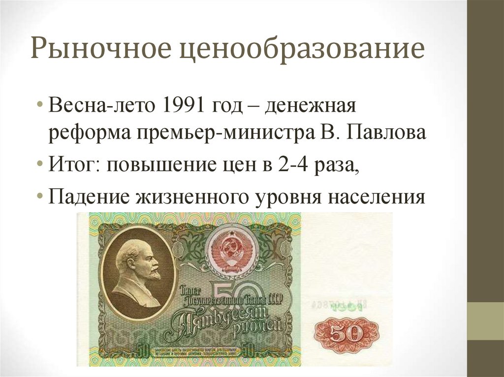 Рыночное ценообразование