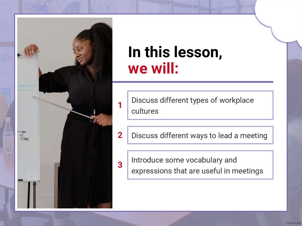 In this lesson, we will: