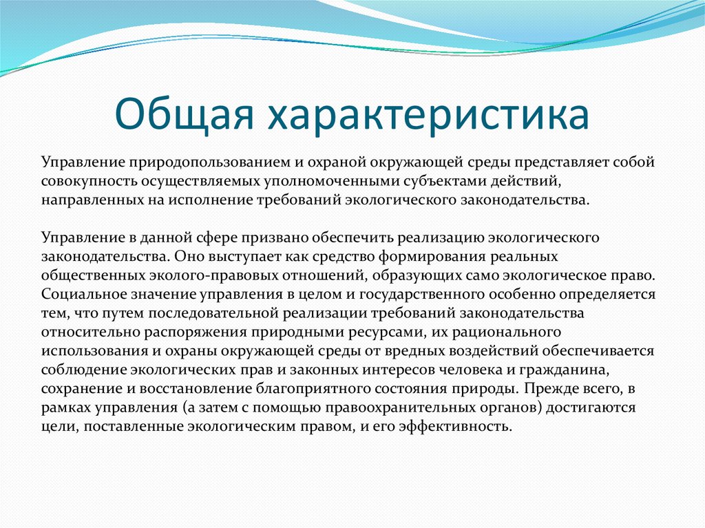 Общая характеристика