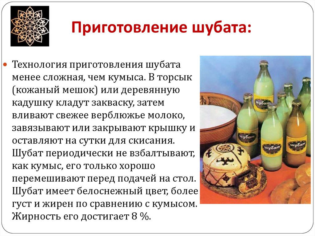 Приготовление шубата: