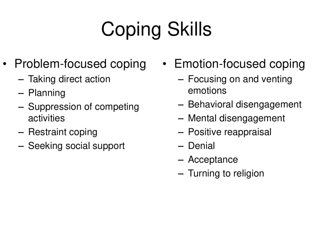 Coping Skills
