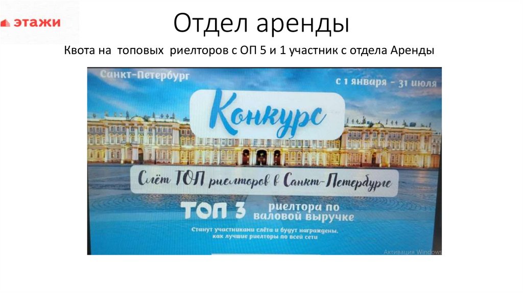 Отдел аренды