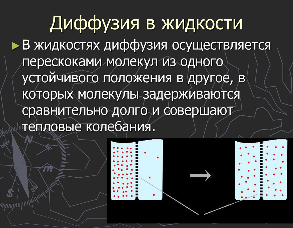 Основные понятия, используемые при описании процесса переноса вещества