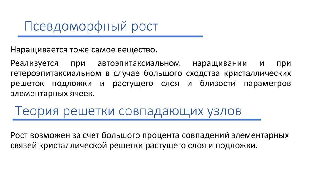Псевдоморфный рост