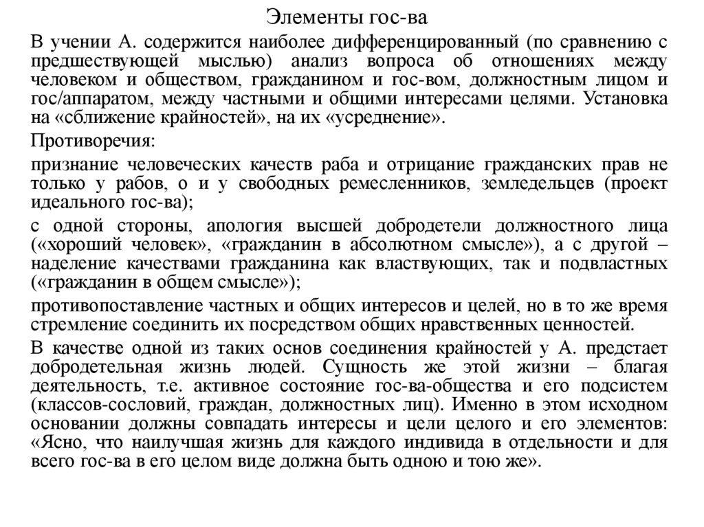 Элементы гос-ва