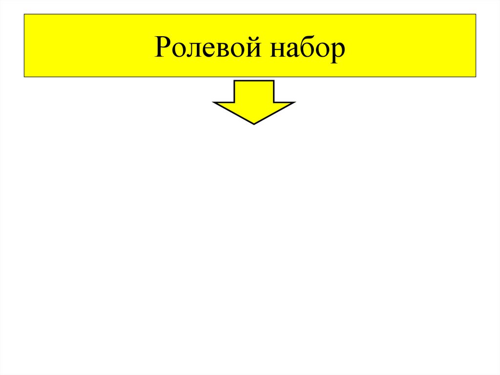Ролевой набор