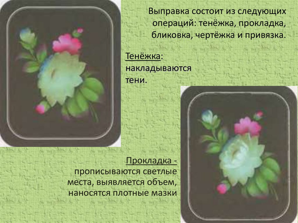 Тенёжка: накладываются тени.