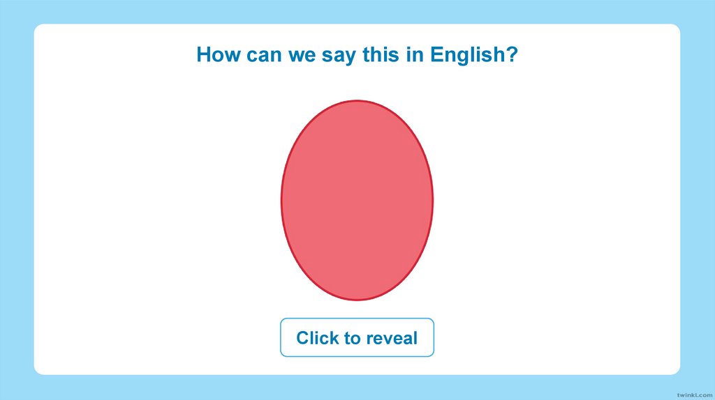 How can we say this in English?