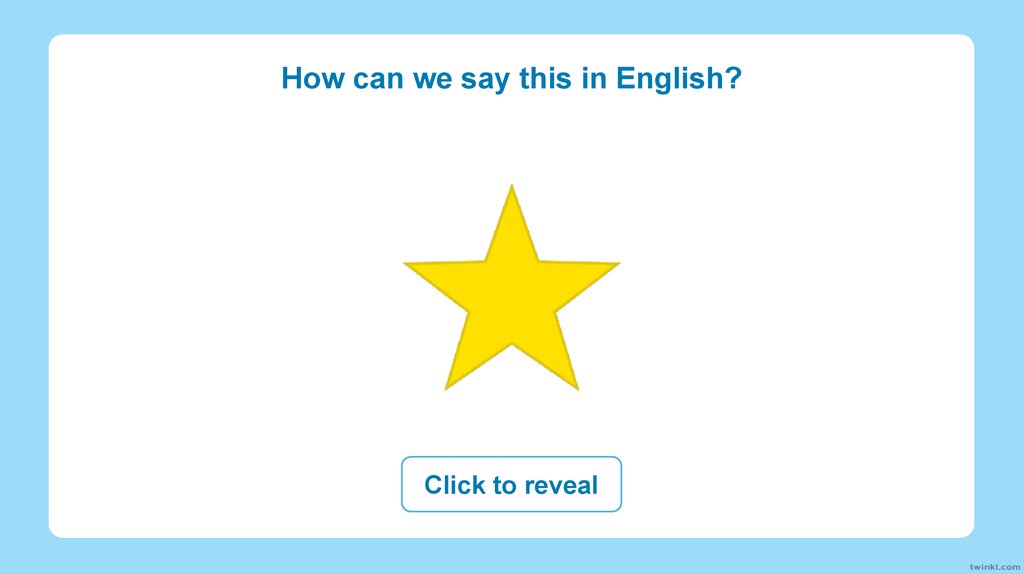 How can we say this in English?