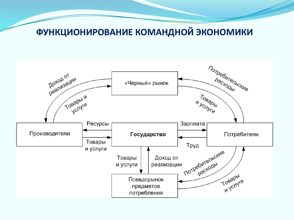 ФУНКЦИОНИРОВАНИЕ КОМАНДНОЙ ЭКОНОМИКИ