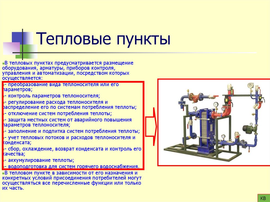 Тепловые пункты