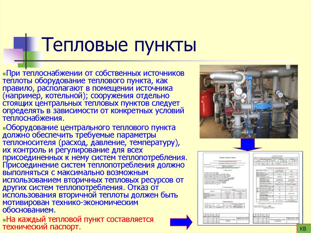 Тепловые пункты