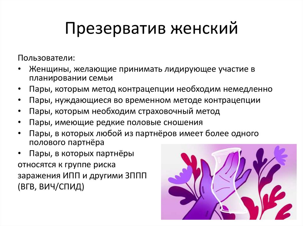 Презерватив женский