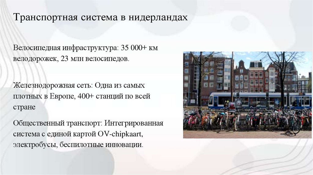 Транспортная система в нидерландах