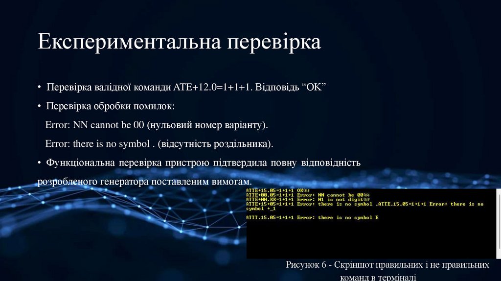 Експериментальна перевірка