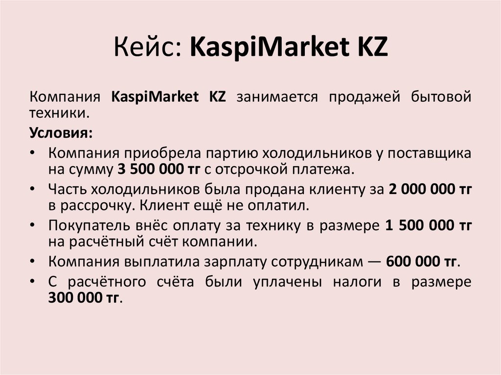 Кейс: KaspiMarket KZ