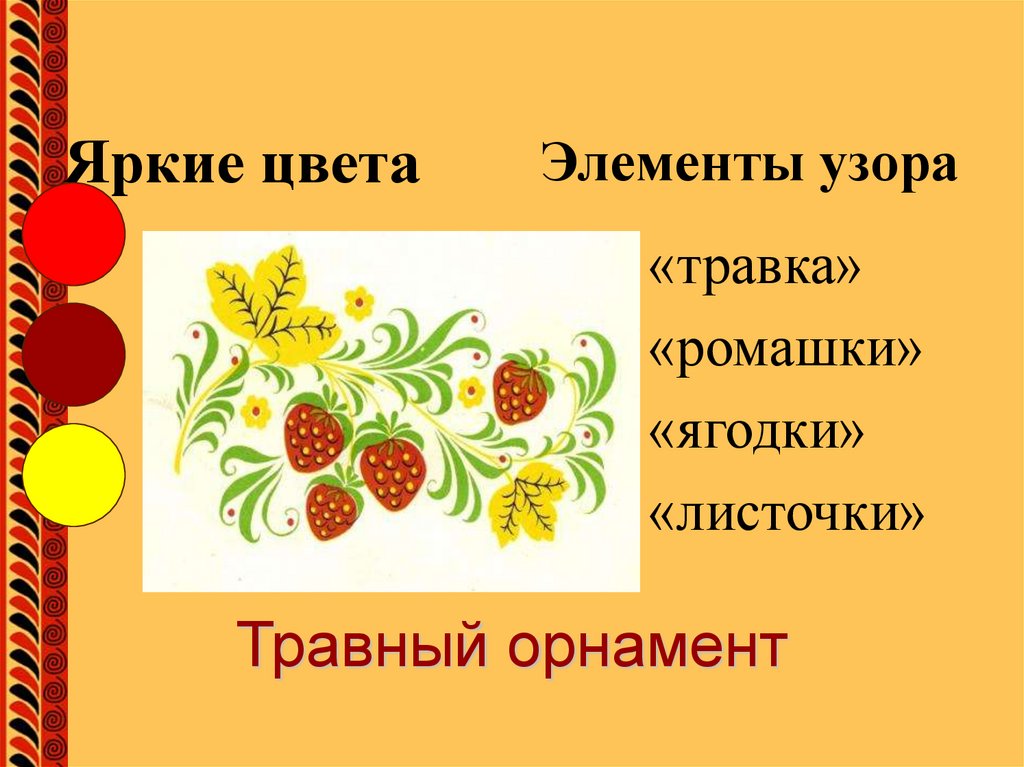 Травный орнамент