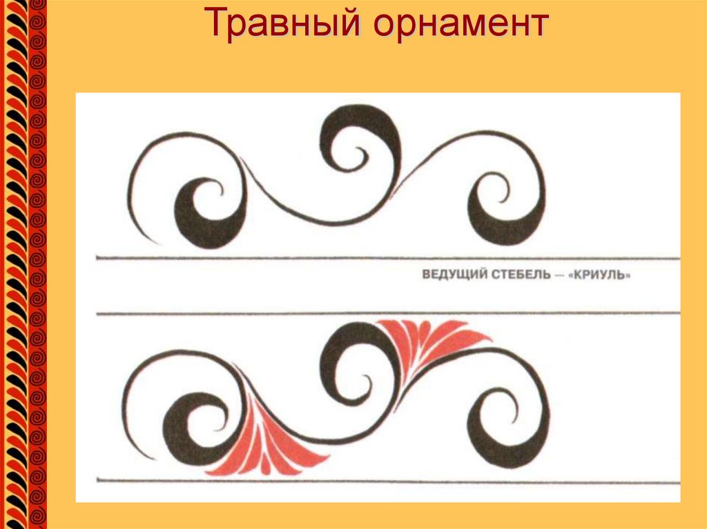 Травный орнамент