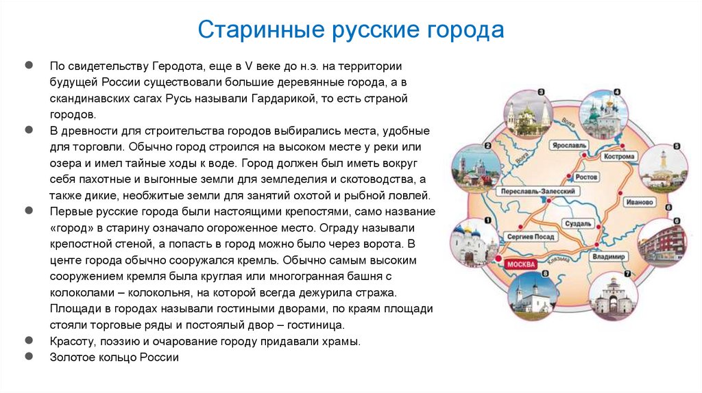 Старинные русские города