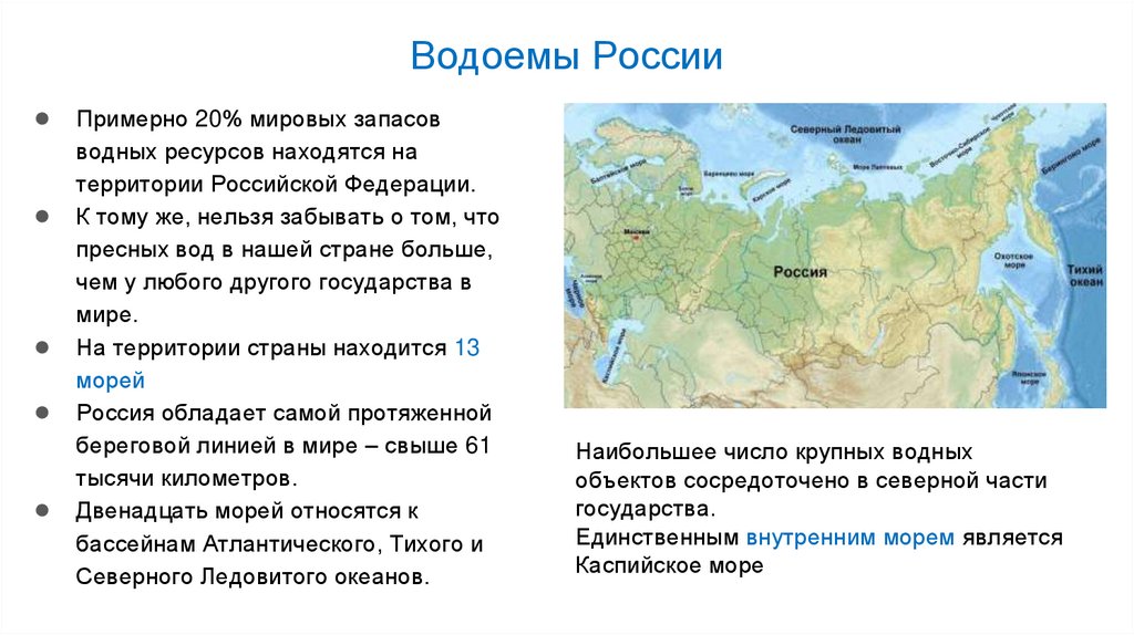 Водоемы России
