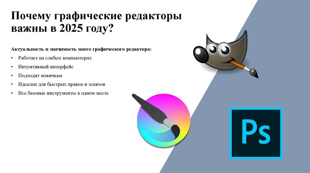 Почему графические редакторы важны в 2025 году?