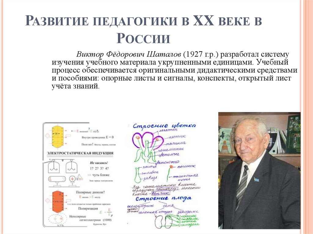 Развитие педагогики в XX веке в России