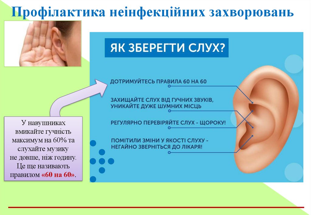 Профілактика неінфекційних захворювань