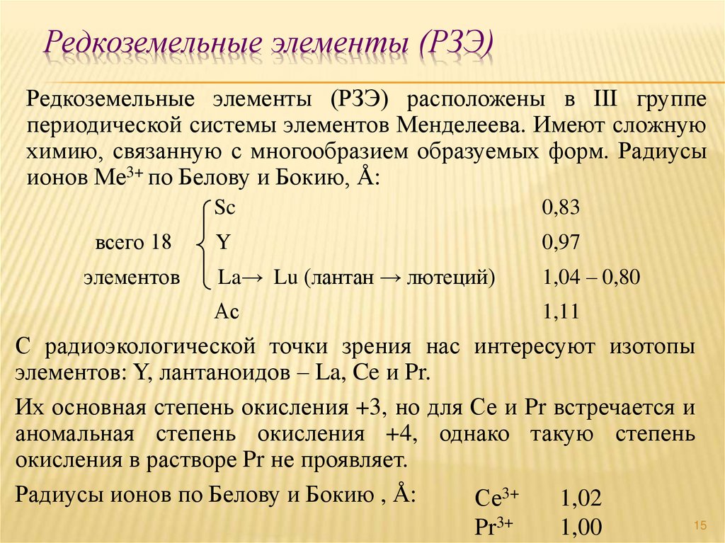 Редкоземельные элементы (РЗЭ)