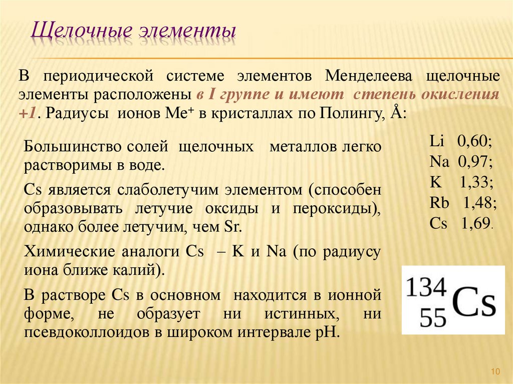 Щелочные элементы