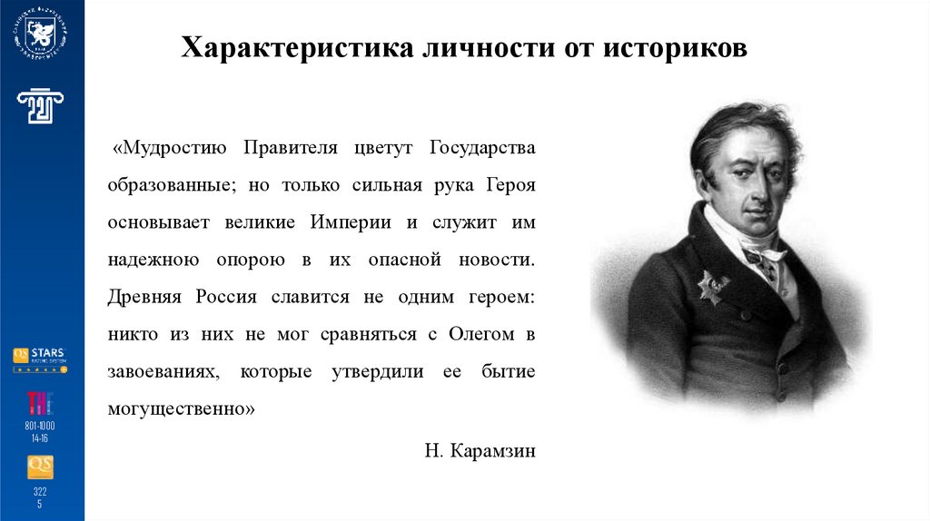 Характеристика личности от историков
