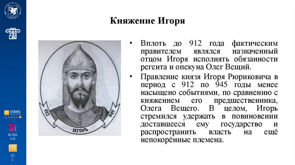 Княжение Игоря