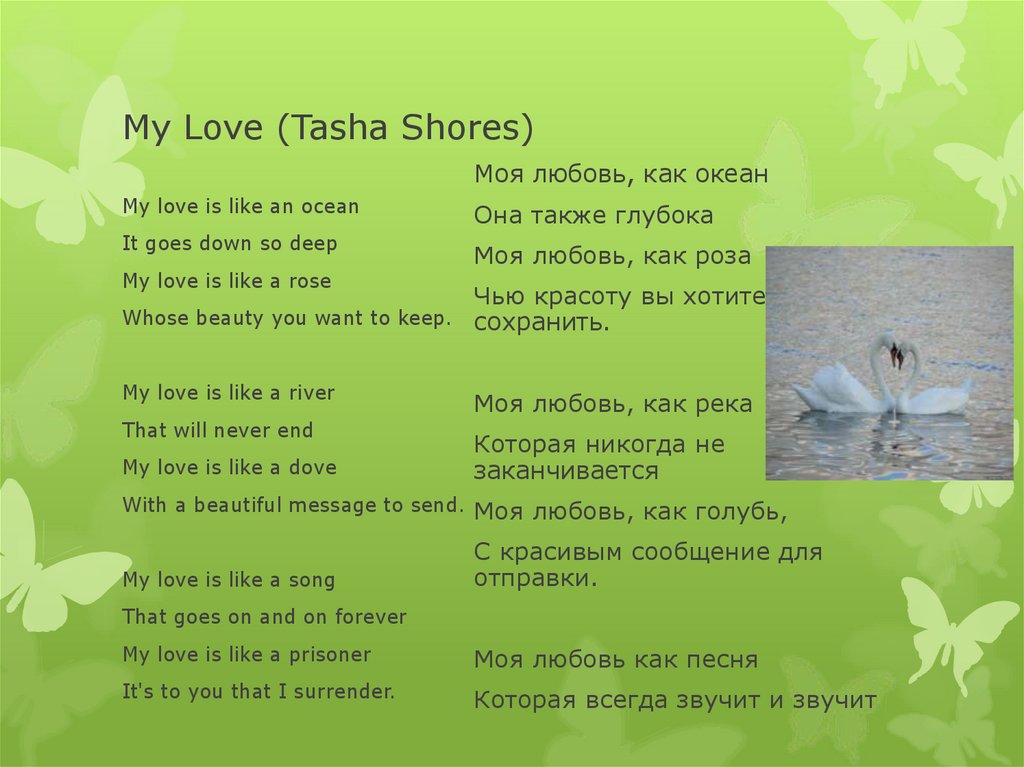 My Love (Tasha Shores)