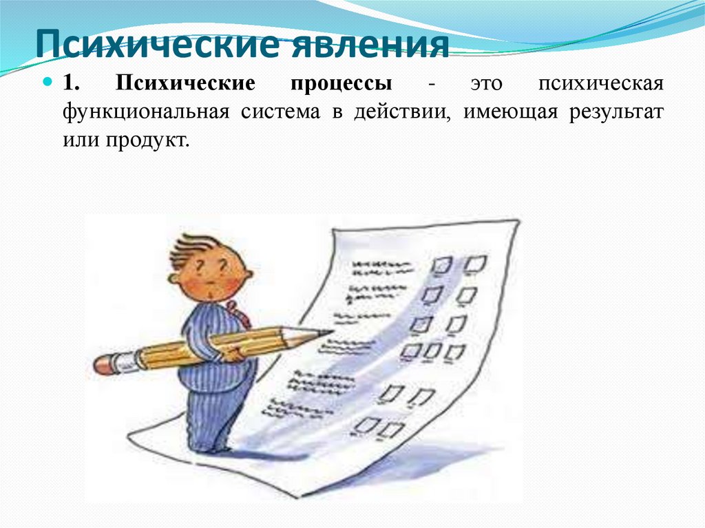 Психические явления