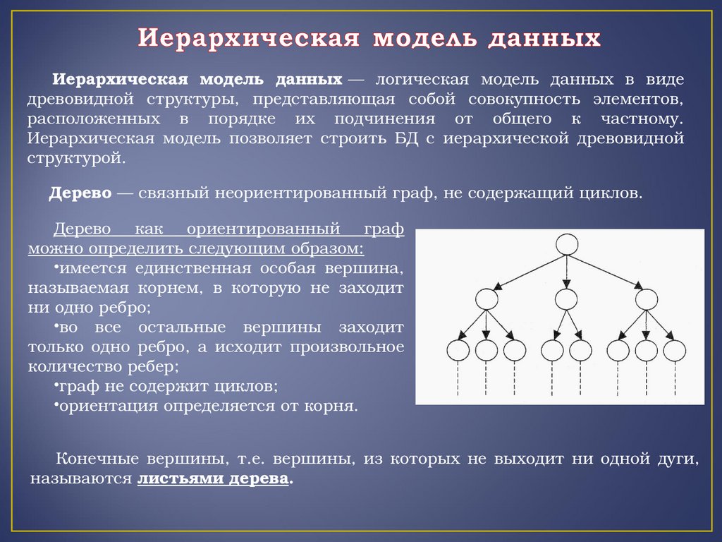 Иерархическая модель данных