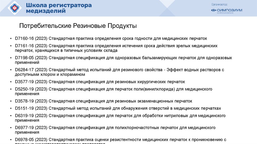 Потребительские Резиновые Продукты