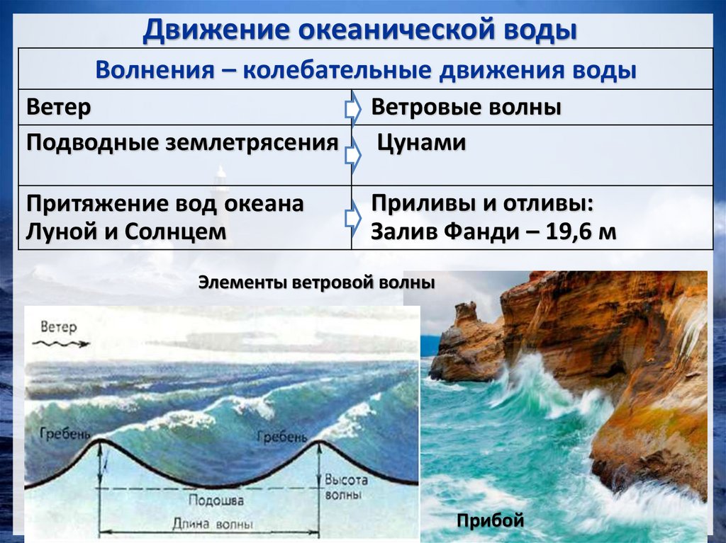 Движение океанической воды